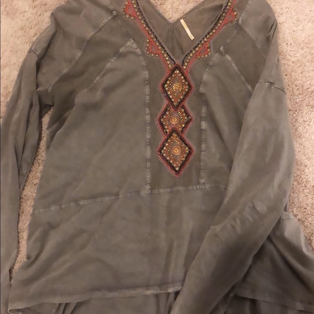 Free people embroidered tunic